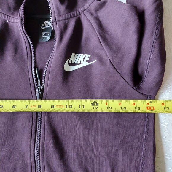NWOT Nike Youth's Burgundy Slim Fit Sweats Jacket & Joggers Set, Size M - Picture 9 of 13